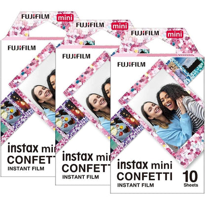 Fujifilm Instax Mini Instant Photo Film - Confetti - Pack of 30