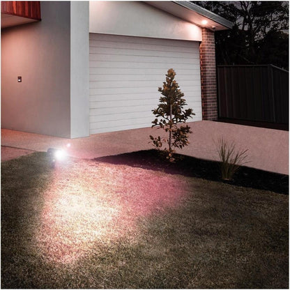 4lite WiZ Connected Outdoor IP65 Multicolour GU10 Smart LED Spike Light - Pack of 2 + Remote