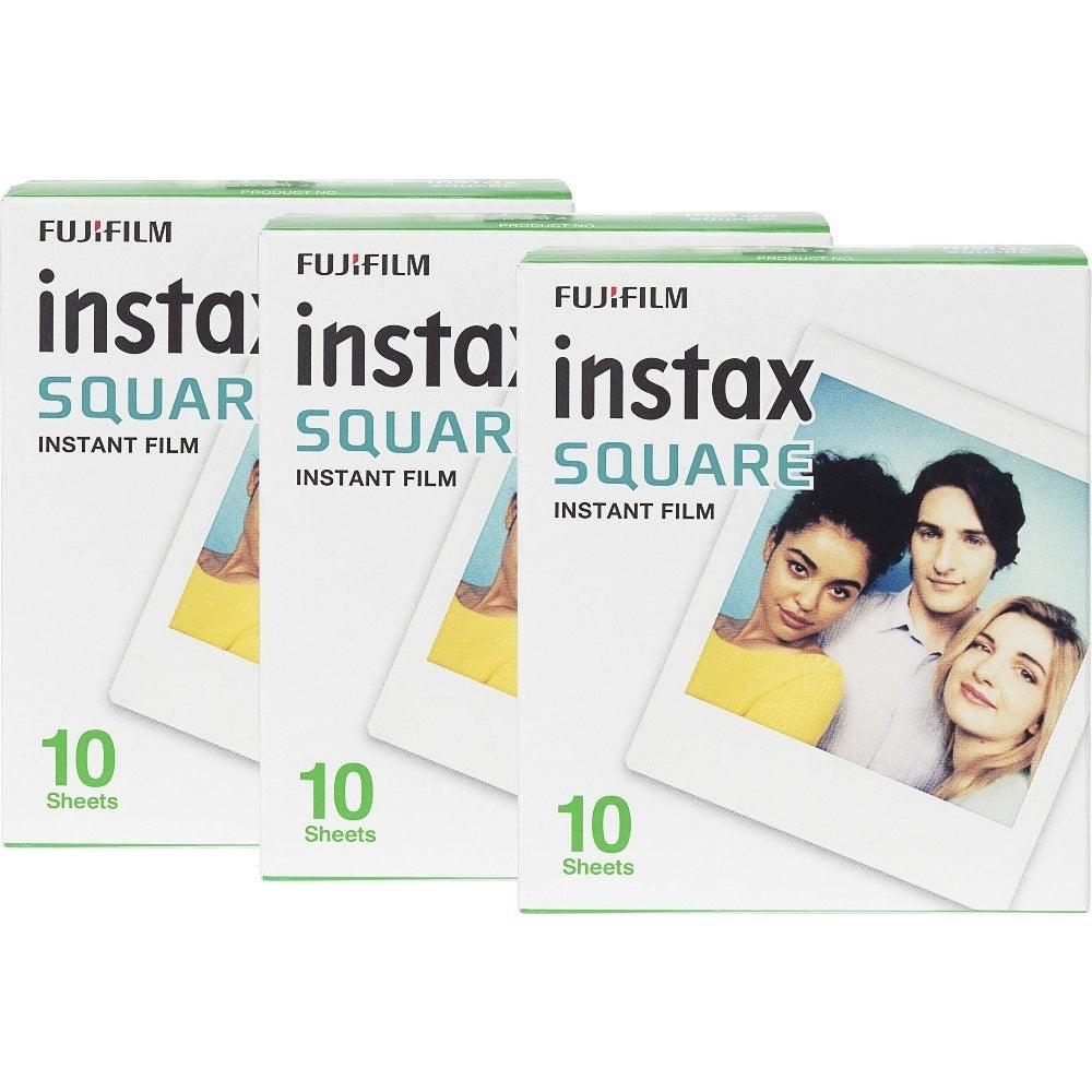 Fujifilm Instax Square Instant Photo Film - White - Pack of 30