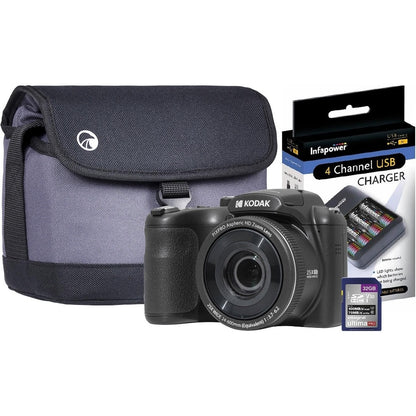 Kodak AZ255-BK 32GBCASEAACHGR Cameras