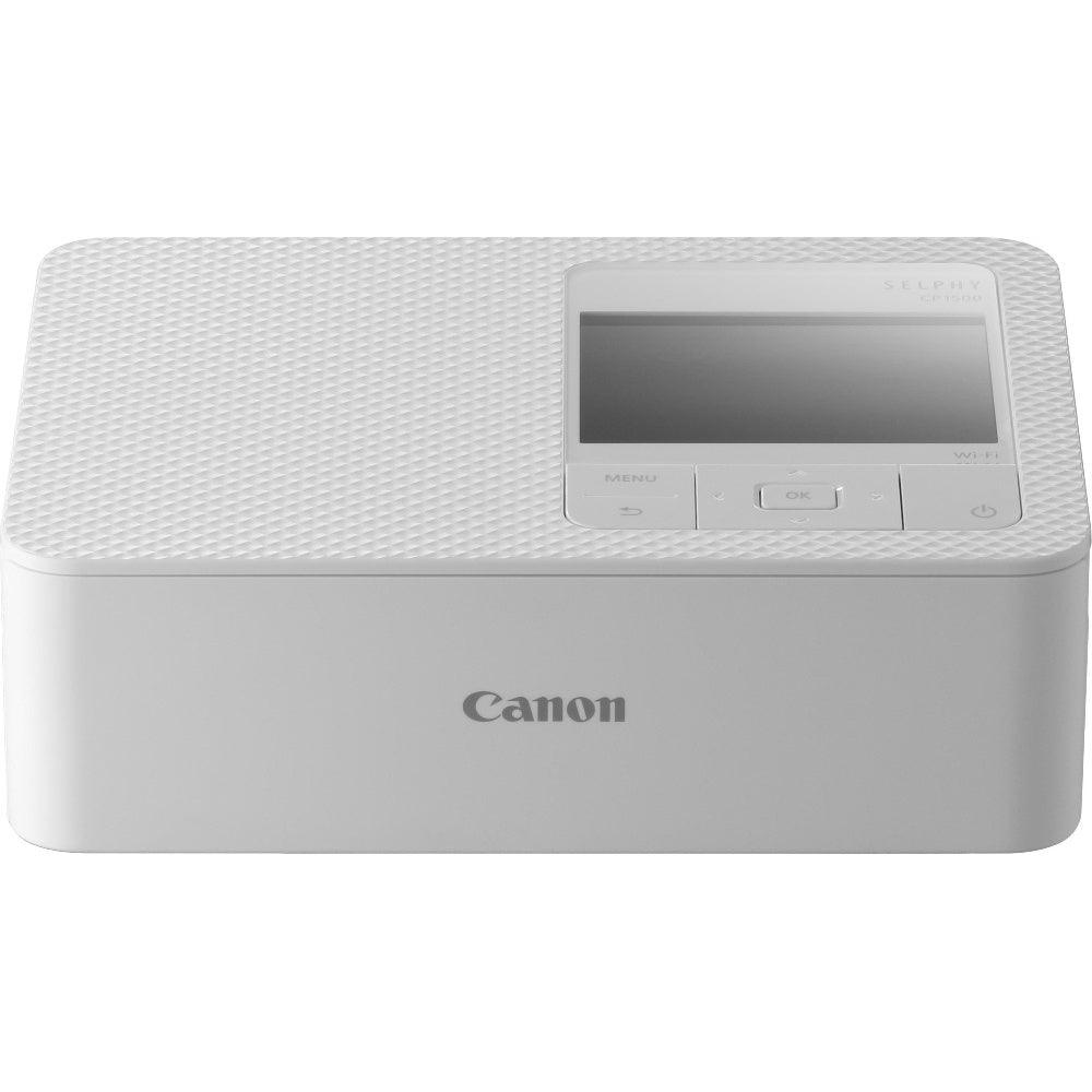 Canon SELPHY CP1500 Wireless Photo Printer inc RP-108 Ink Paper Set - White