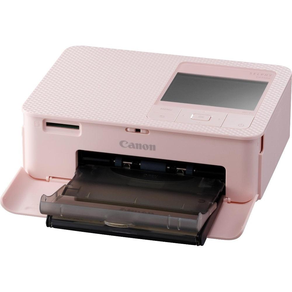 Canon SELPHY CP1500 Wireless Photo Printer inc RP-108 Ink Paper Set - Pink