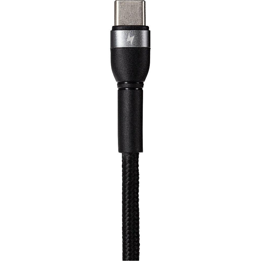 Maplin USB-C to 2 in 1 Multi Charging Cable USB-C and Lightning 65W Braided 1.2m