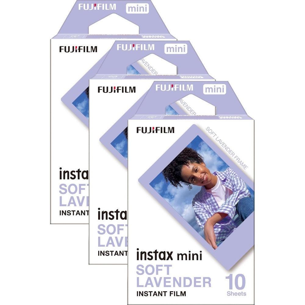 Fujifilm Instax Mini Instant Photo Film - Soft Lavender - Pack of 30