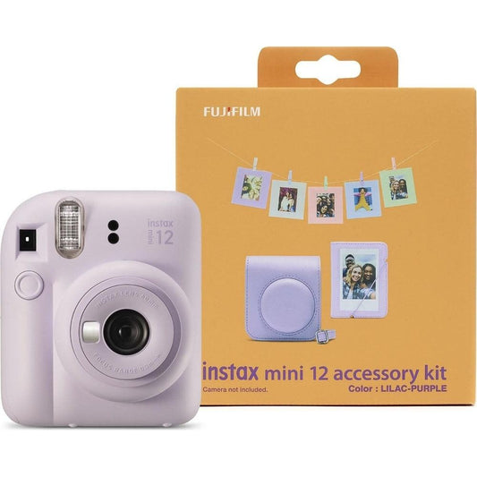 Fujifilm Instax Mini 12 Instant Camera - Lilac Purple - Camera + Case + Accessories