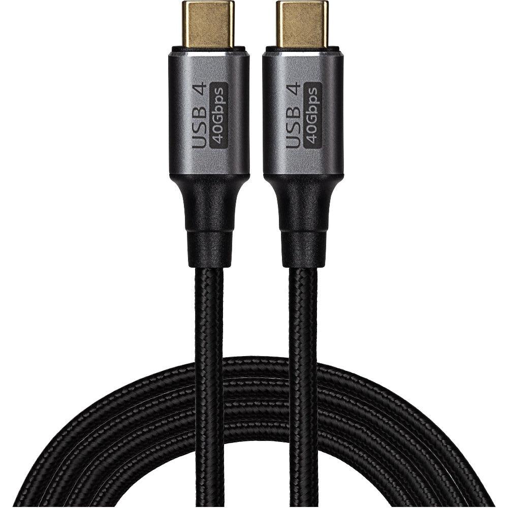 Maplin Pro USB-C to USB-C Cable Braided 100W PD V4.0 8K@60Hz 40Gbps 1.2m