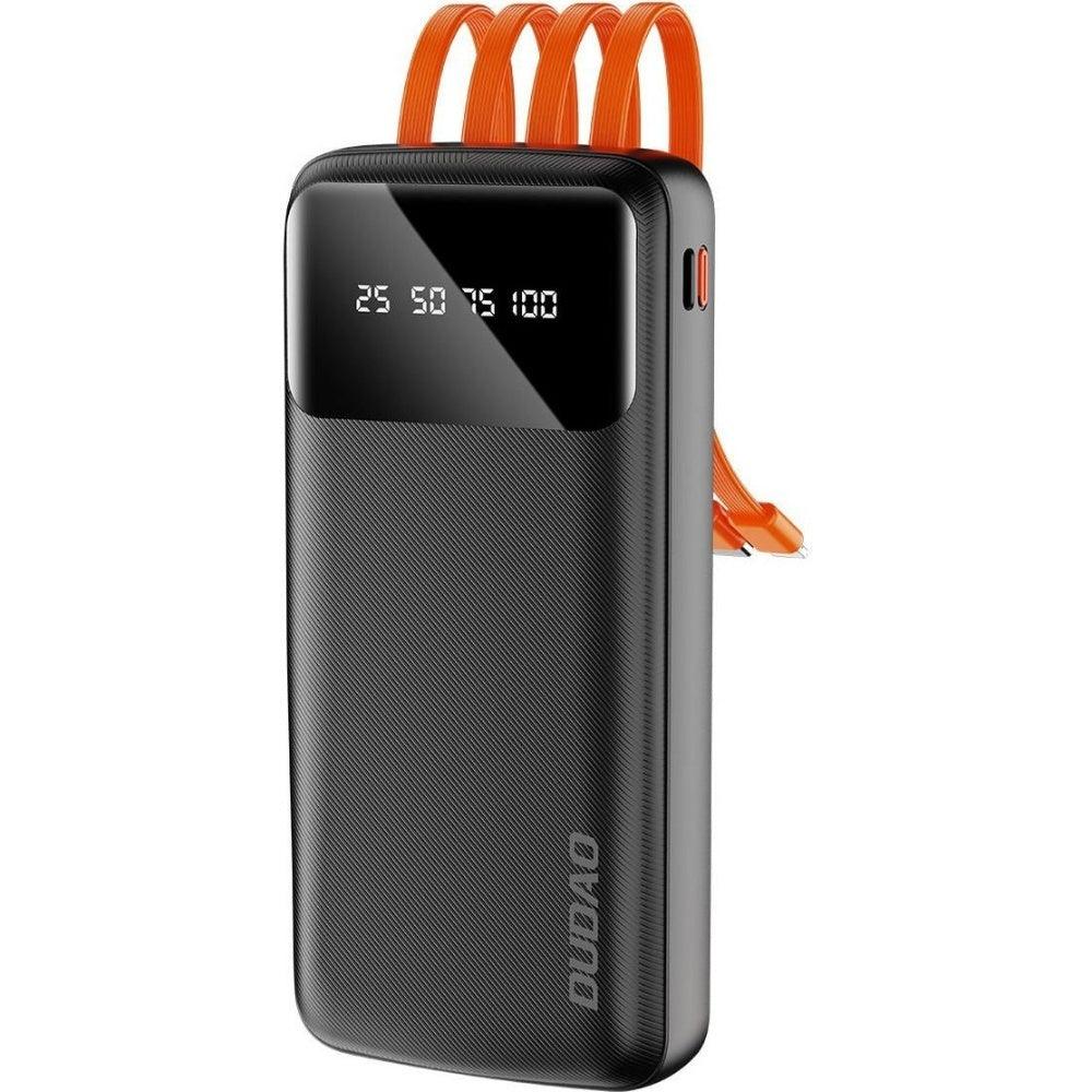 Maplin Dudao 20000mAh Portable Power Bank with Integrated USB-C Micro USB & Lightning Cables