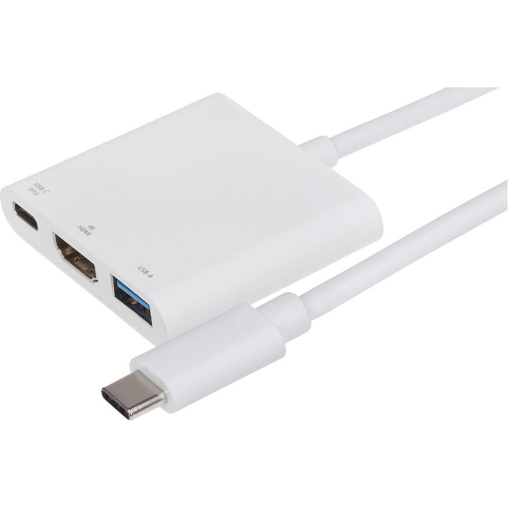 Maplin USB-C Multiport Hub USB-A 3.1 Gen1 HDMI 4K@ 30Hz USB-C PD@ 87W