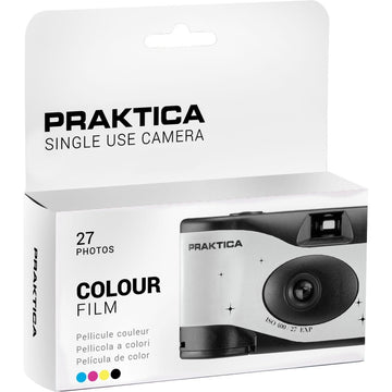 PRAKTICA Single Use Disposable Colour Film Camera with Flash - Wedding White - Pack of 10 - Compact Film Cameras | Hipeon