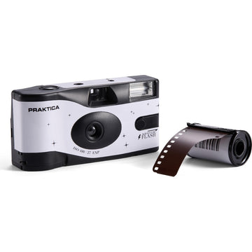 PRAKTICA Single Use Disposable Colour Film Camera with Flash - Wedding White - Pack of 10 - Compact Film Cameras | Hipeon