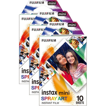 Fujifilm Instax Mini Spray Art Deco Photo Film - Pack of 30 - Instant Film | Hipeon