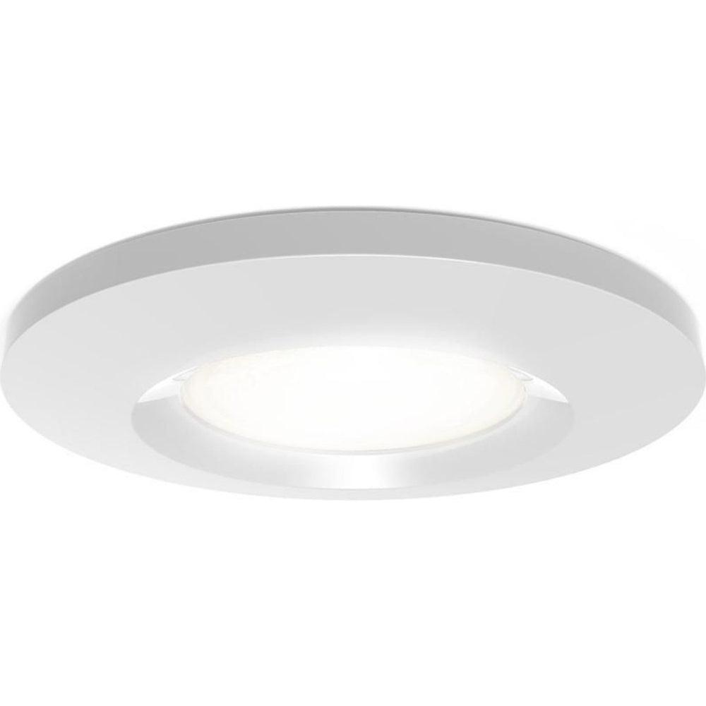 4lite IP65 3000K Dimmable LED Fire-Rated Downlight - Matte White - Single