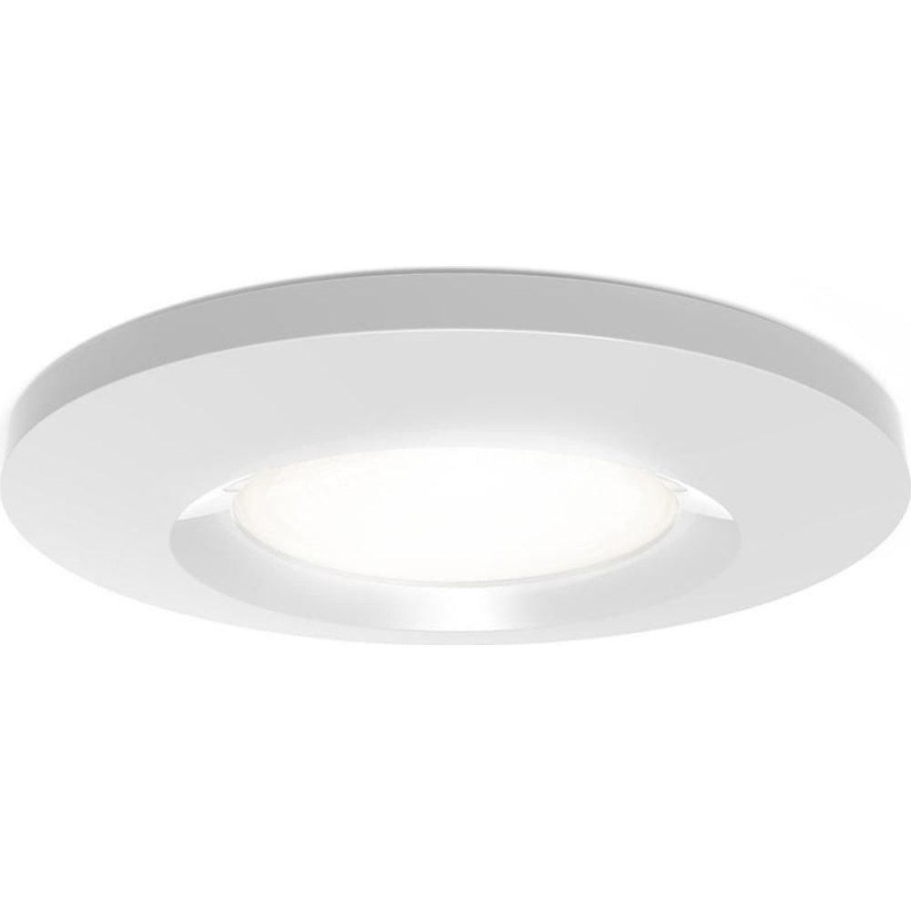 4lite IP65 4000K Dimmable LED Fire-Rated Downlight - Matte White - Single