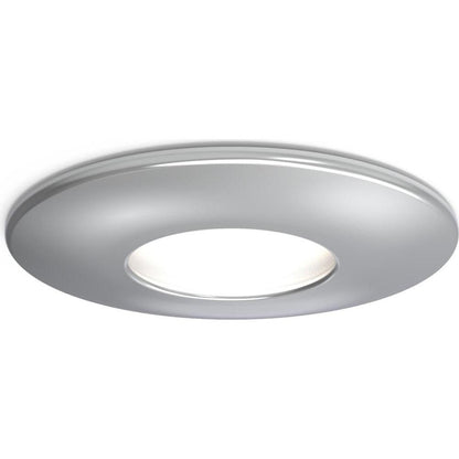 4lite IP65 GU10 Fire-Rated Downlight - Chrome - Single