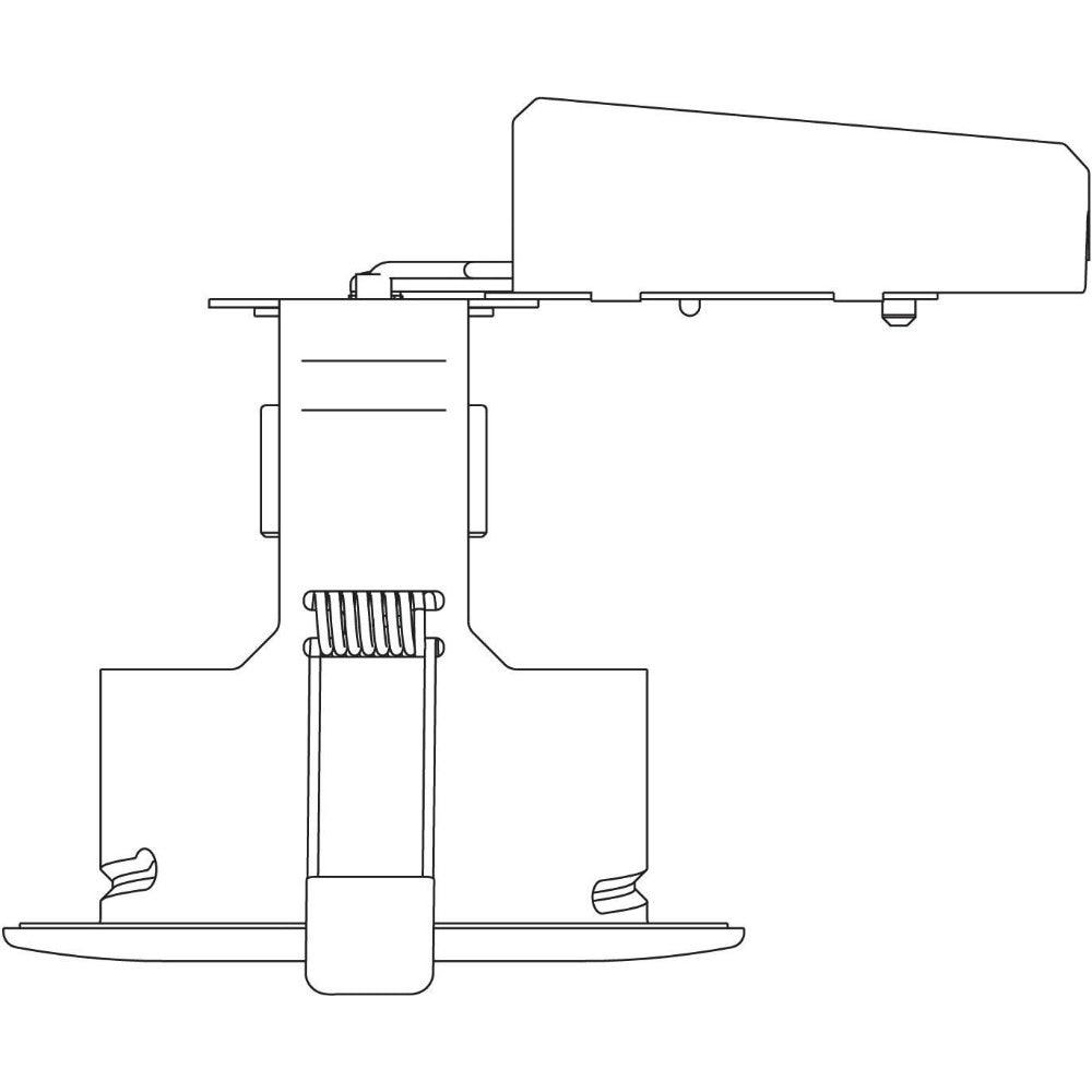 4lite IP65 GU10 Fire-Rated Downlight - Chrome - Single