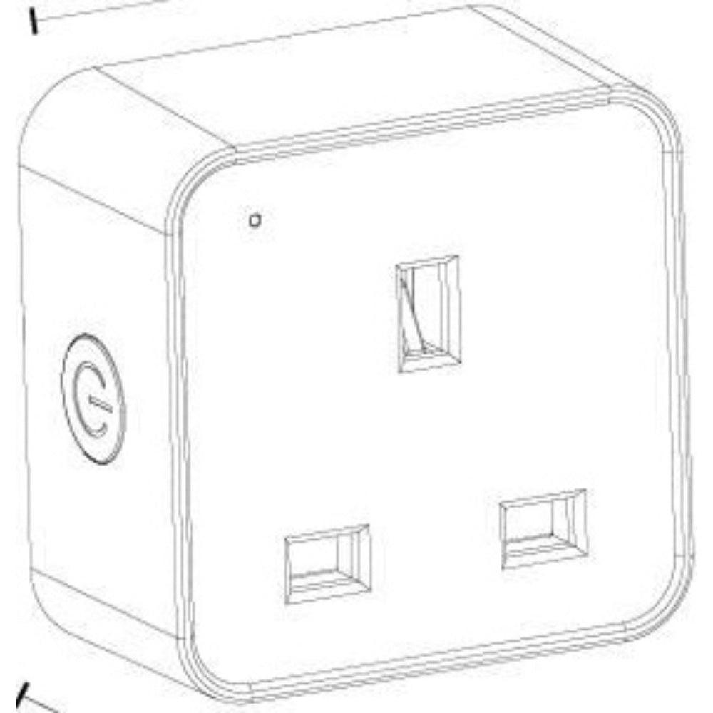 4lite WiZ Connected 3-Pin UK Smart Plug - Single