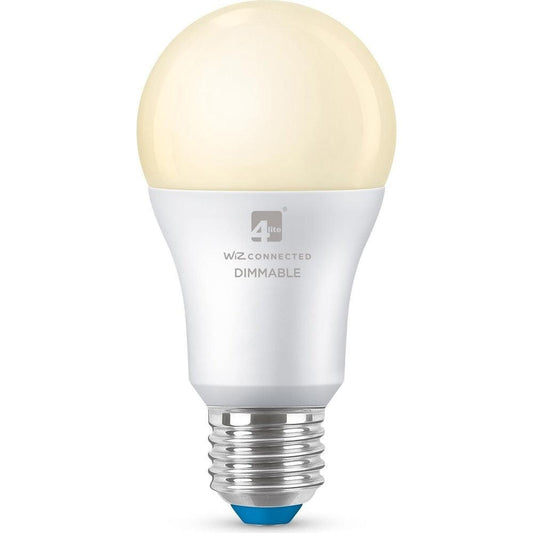 4lite WiZ Connected A60 Warm White WiFi LED Smart Bulb - E27 Large Screw - Single