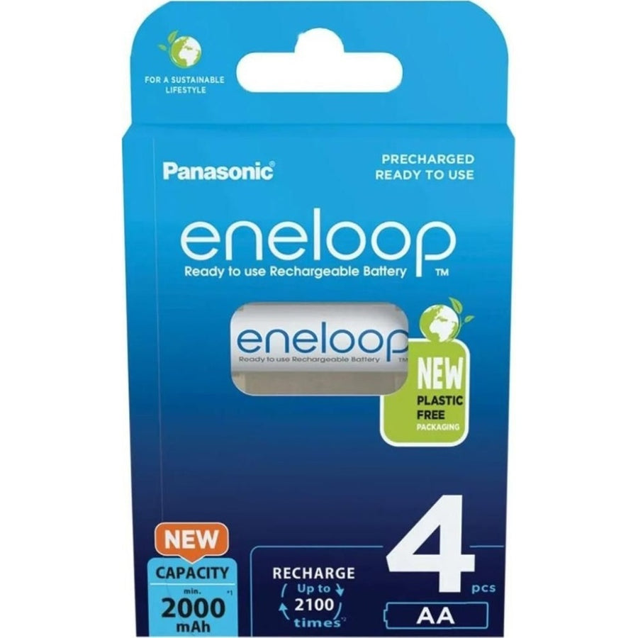 Panasonic ENELOOP Rechargeable Ni-Mh Batteries 4x AA 1.2V 2000mAh