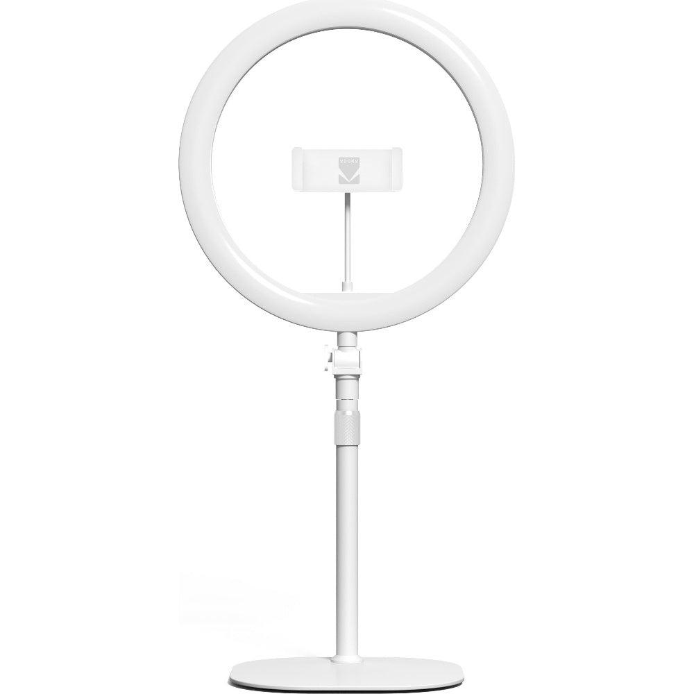 Kodak 10" Desk LED Ring Light for Selfies, Videos & Online Conferencing