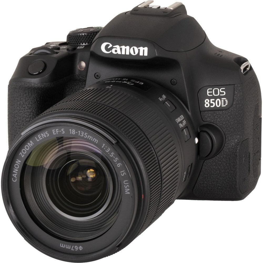 Canon EOS 850D SLR Camera Black EF-S 18-135mm f/3.5-5.6 IS USM Lens Kit