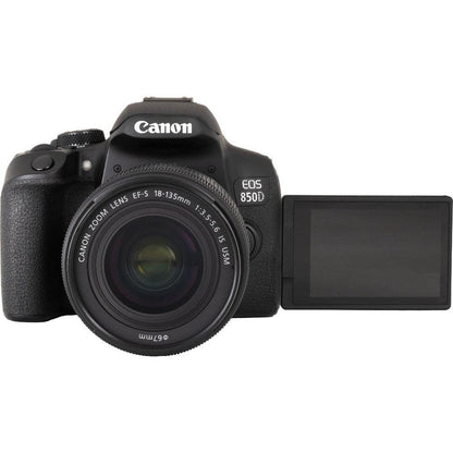 Canon EOS 850D SLR Camera Black EF-S 18-135mm f/3.5-5.6 IS USM Lens Kit