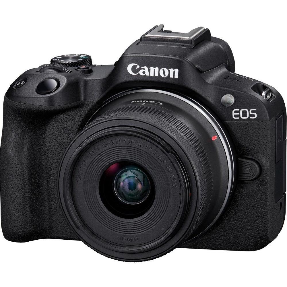 Canon EOS R50 APS-C Mirrorless Camera inc RF-S 18-45mm + RF-S 55-210mm Lens