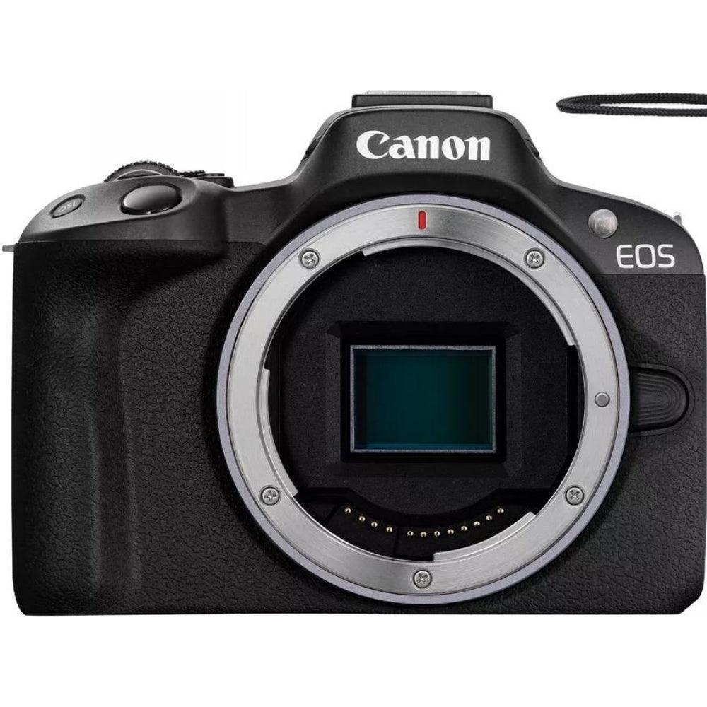 Canon EOS R50 APS-C Mirrorless Camera inc RF-S 18-45mm Lens Creator Kit - Black