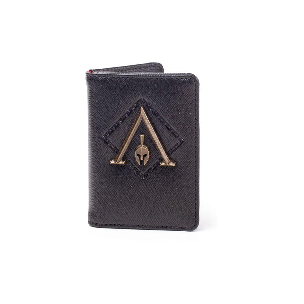 ASSASSIN’S CREED Odyssey Metal Logo Badge Premium Card Wallet Male Black