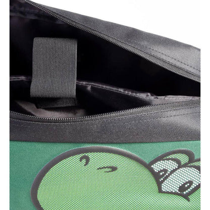 NINTENDO Super Mario Bros. Yoshi Taped Messenger Bag Black/Green