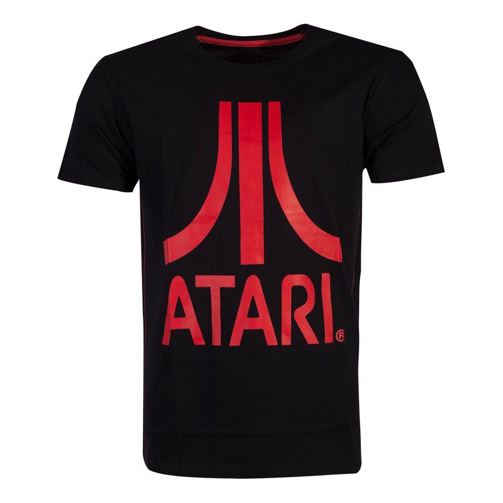 ATARI Red Logo T-Shirt Male Small Black