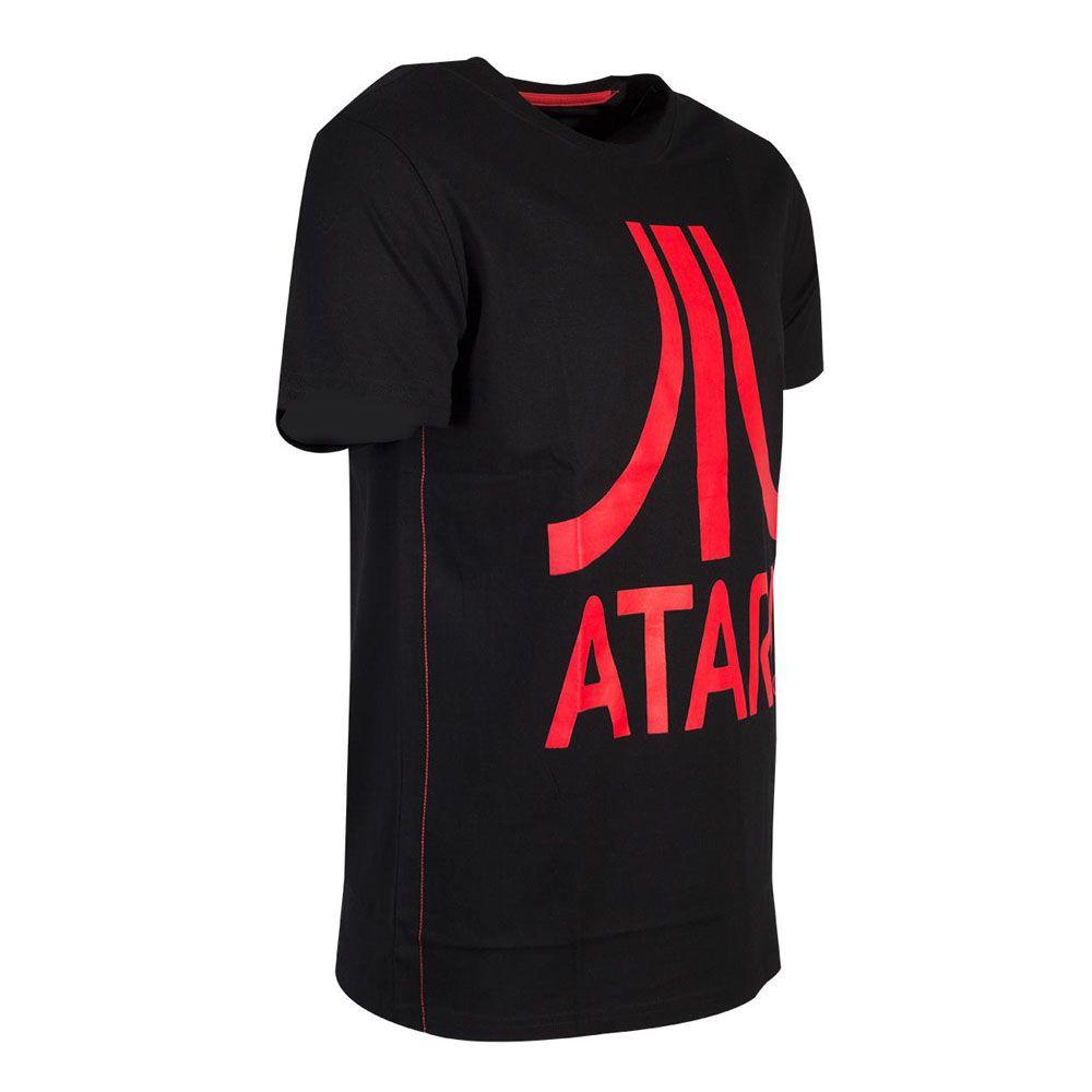 ATARI Red Logo T-Shirt Male Small Black