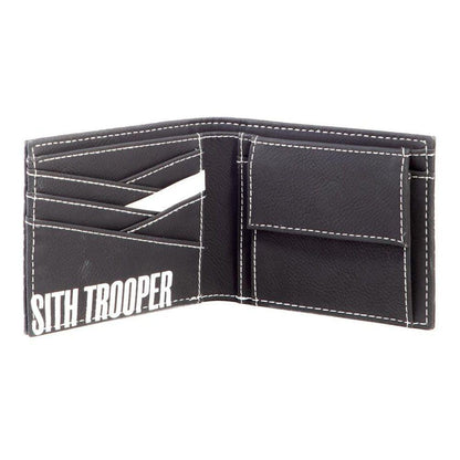 STAR WARS Rise of Skywalker Sith Trooper Badge Bi-fold Wallet Male Black