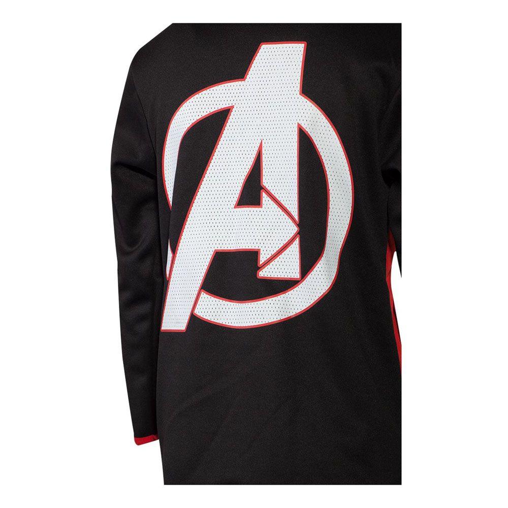 MARVEL COMICS Avengers Logo Teq Full Length Zipper Hoodie Kid’s Unisex 146/152 Black/Red