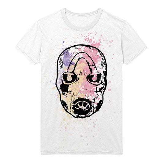 BORDERLANDS Psycho Splatter T-Shirt Male Small White