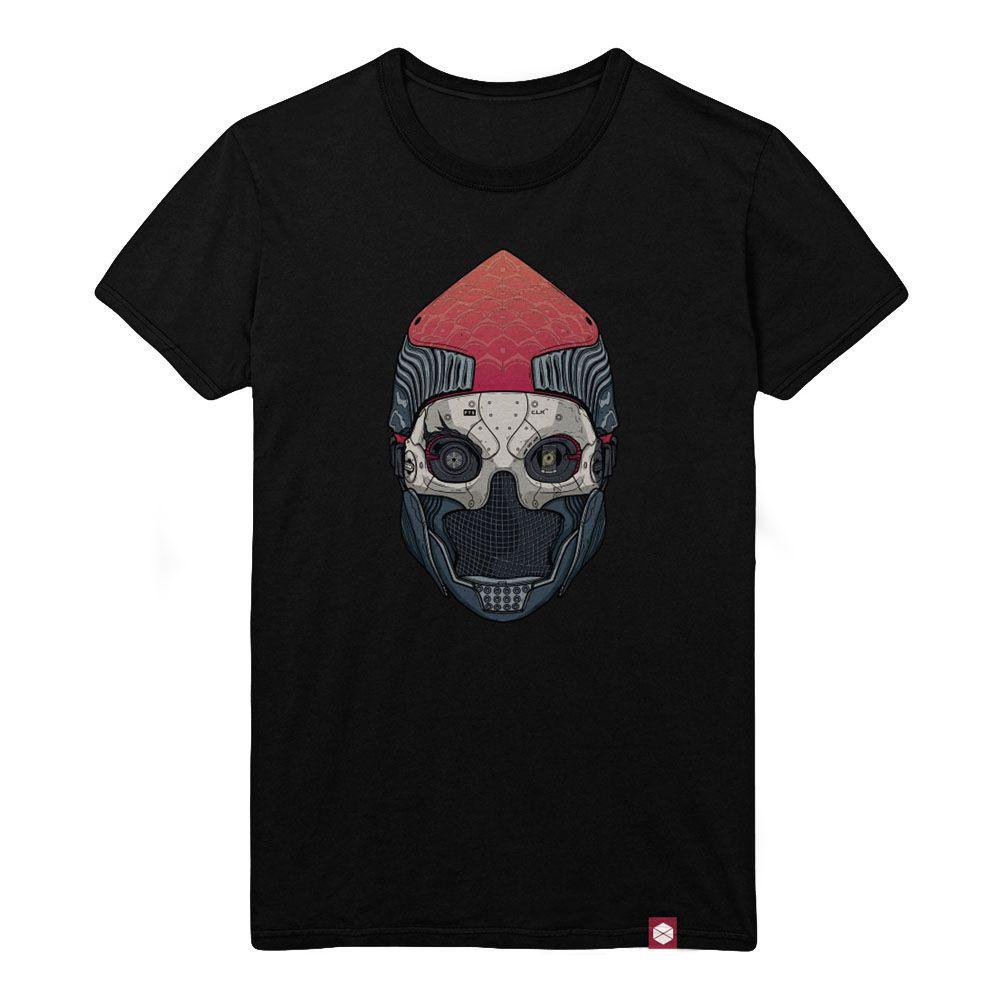 DESTINY One Eyed Mask Helmet T-Shirt Male Small Black