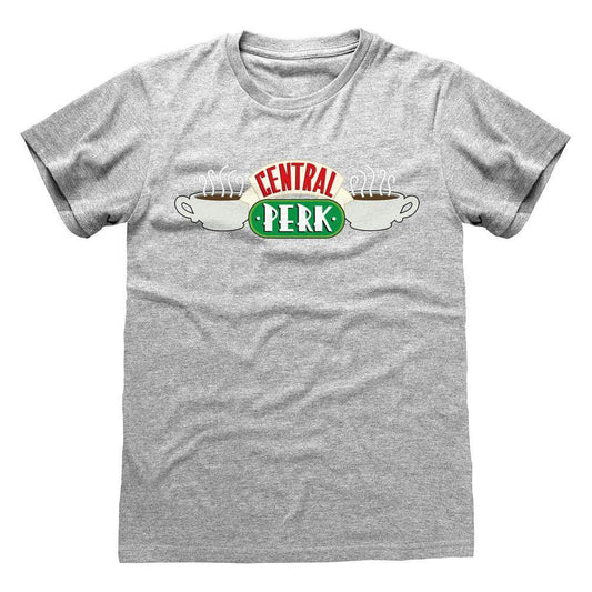 FRIENDS Central Perk T-Shirt Unisex Small Grey