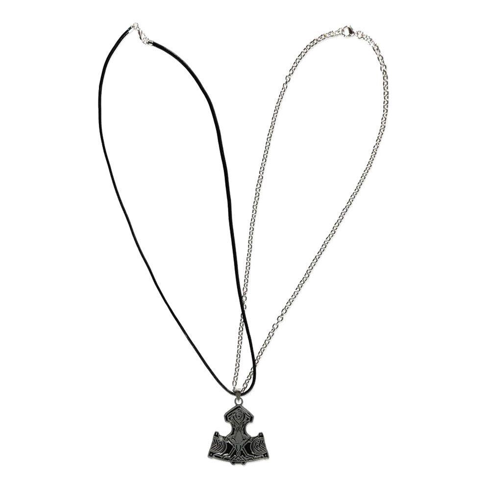 ASSASSIN’S CREED Valhalla Hammer Pendant Necklace Unisex Black/Silver