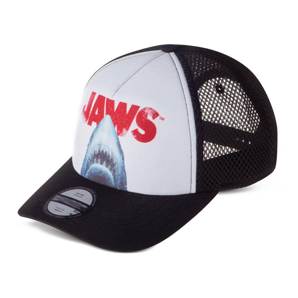 UNIVERSAL Jaws Movie Poster Print Trucker Cap Unisex Black/White