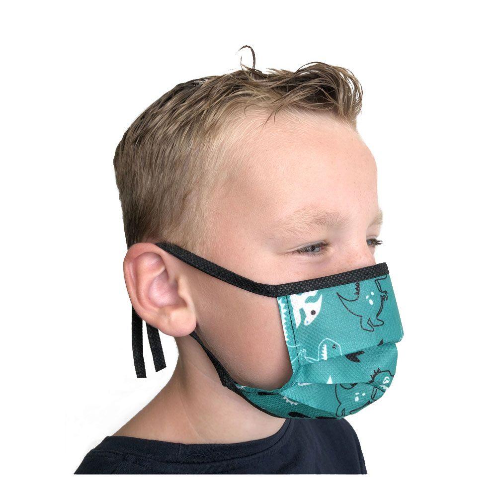 SES CREATIVE Notam Kids Dino Face Masks Set 16 Pieces Unisex Green