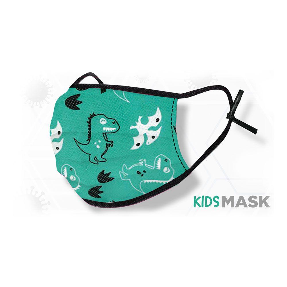 SES CREATIVE Notam Kids Dino Face Masks Set 16 Pieces Unisex Green