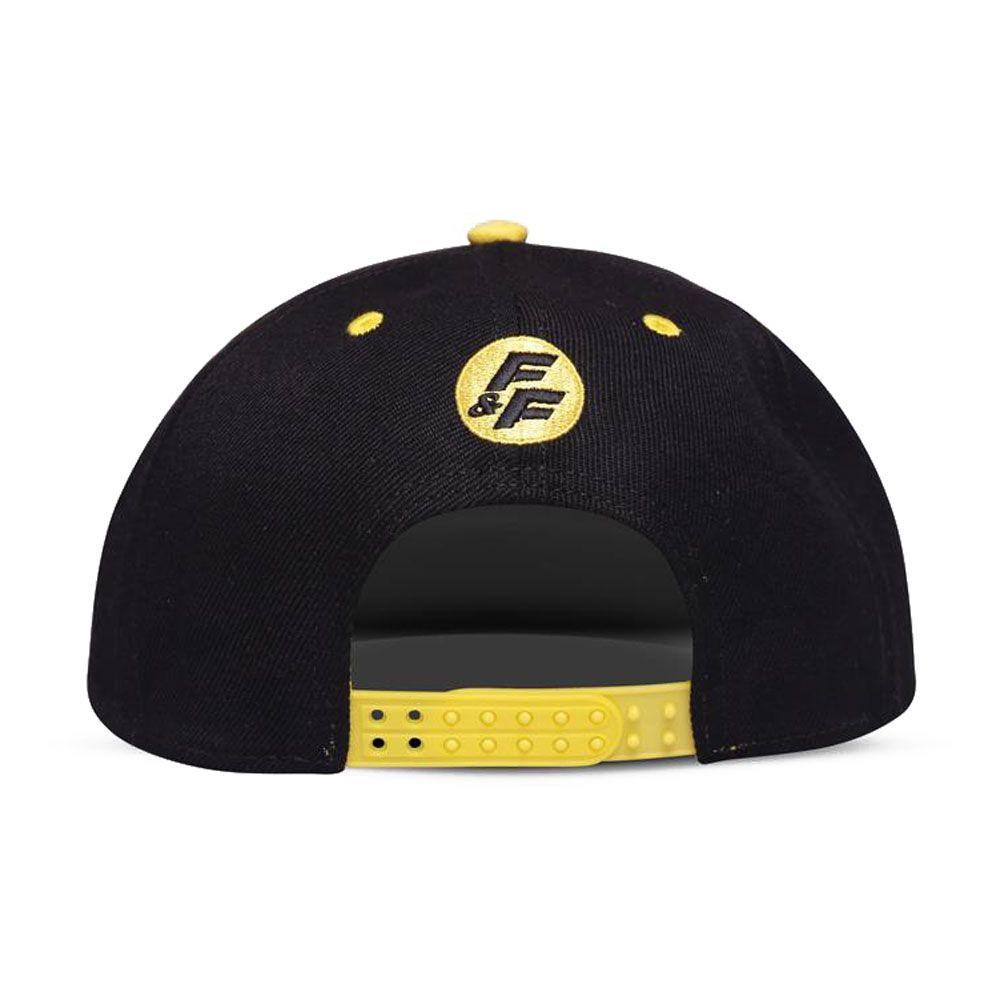 FAST & FURIOUS Gradient Logo Snapback Baseball Cap Black/Yellow