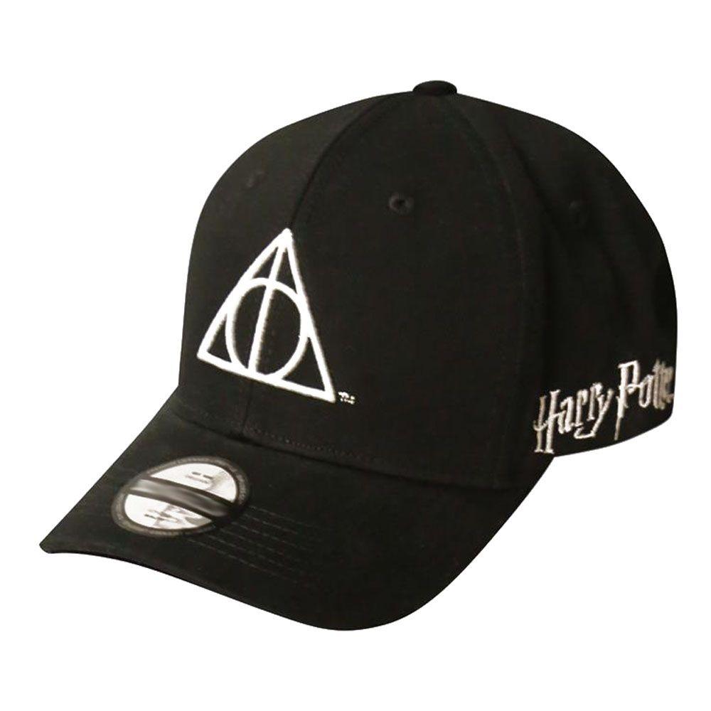 HARRY POTTER Wizards Unite Deathly Hallows Symbol Adjustable Baseball Cap Black