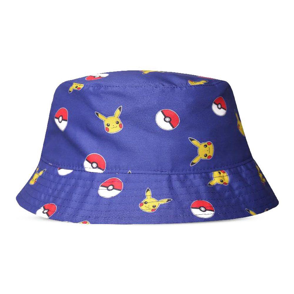 POKEMON Pika & Pokeball All-Over Print Bucket Hat Boy Purple