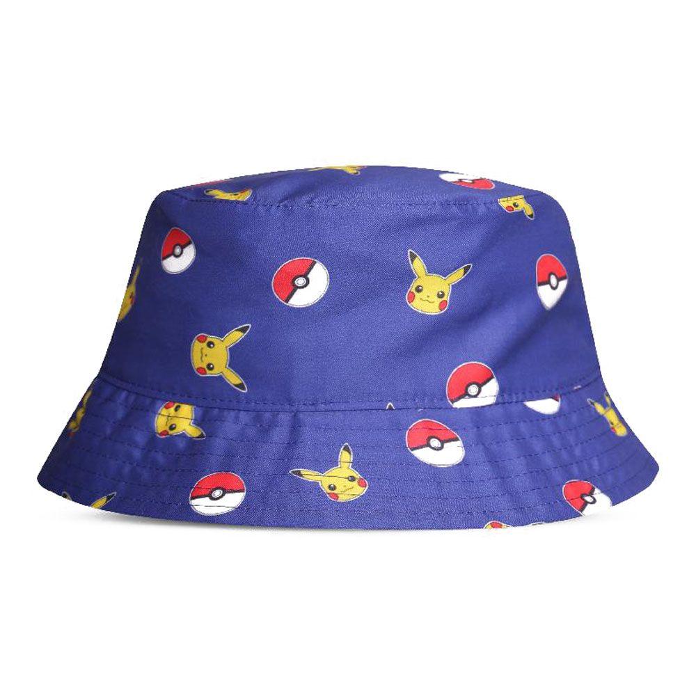 POKEMON Pika & Pokeball All-Over Print Bucket Hat Boy Purple