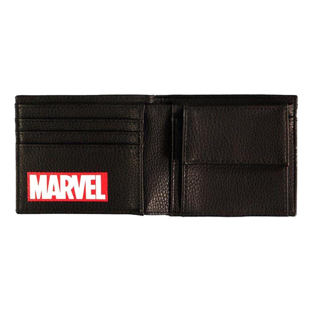 MARVEL COMICS Loki Logo Bi-fold Wallet Male Black