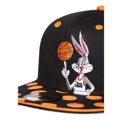 WARNER BROS Space Jam: A New Legacy Bugs Bunny Snapback Baseball Cap Unisex Black/Orange