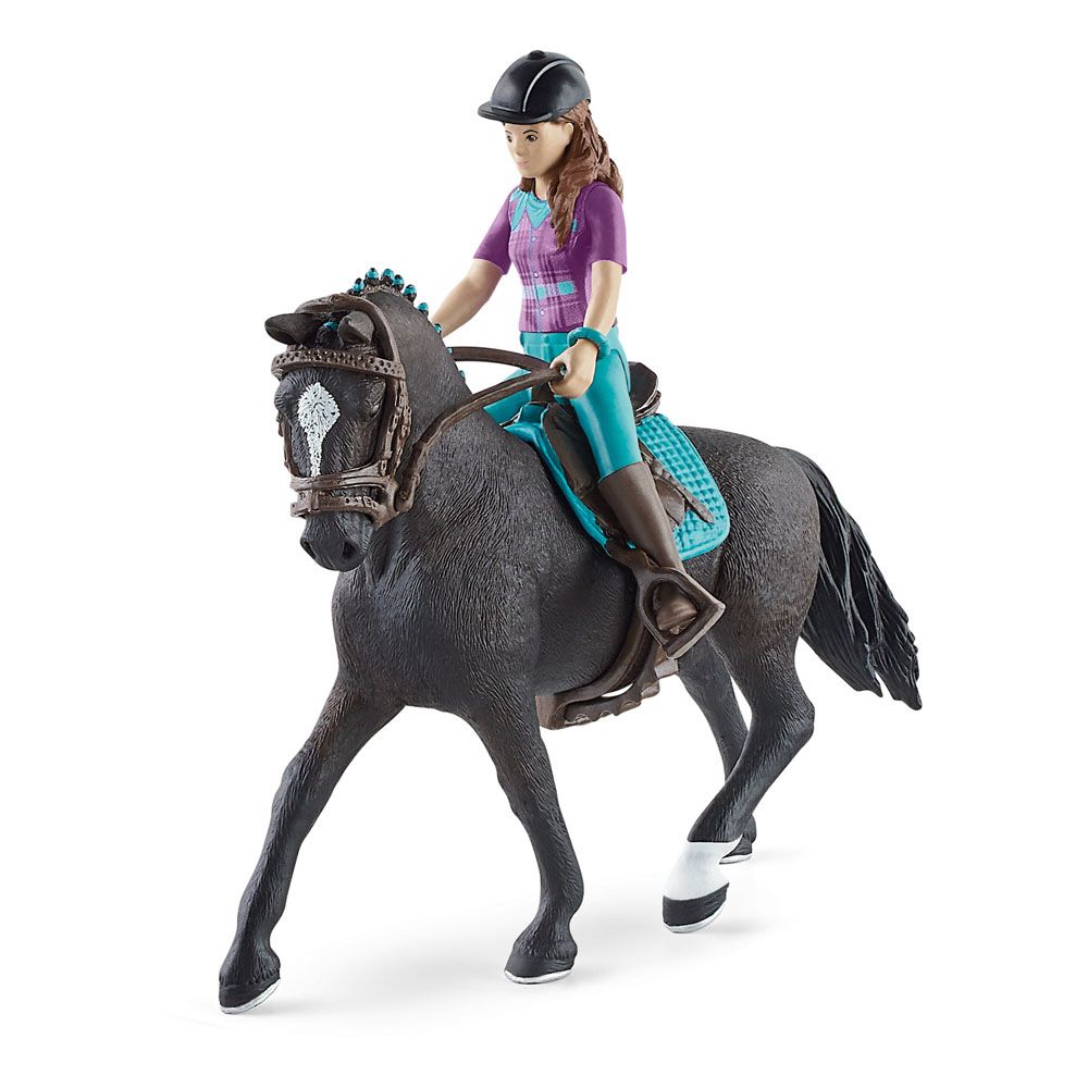 SCHLEICH Horse Club Lisa & Storm Toy Figure Set - Action Figures | Hipeon