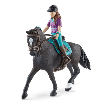 SCHLEICH Horse Club Lisa & Storm Toy Figure Set - Action Figures | Hipeon