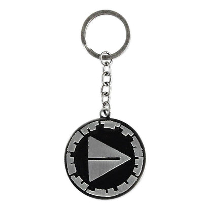 HORIZON FORBIDDEN WEST Focus Logo Metal Keychain Black/Silver