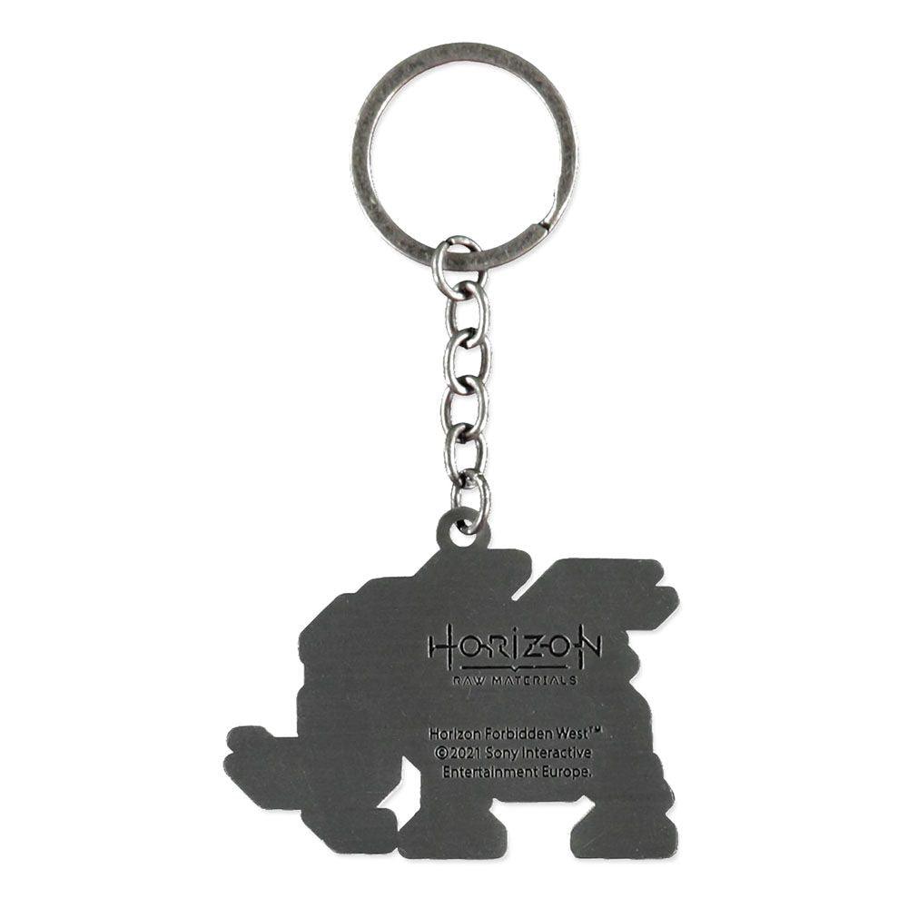 HORIZON FORBIDDEN WEST Mammoth Metal Keychain Silver